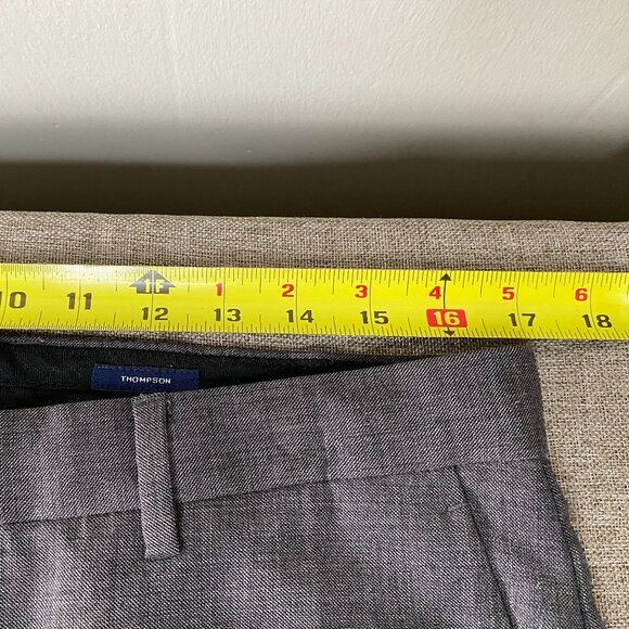 J.Crew Thompson Wool Dress Pants Men's 33 x 32 Mid Rise Gray Business Office - Picture 10 of 16
